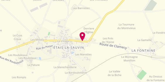 Plan de De Oliveira Dias, 13 Route de Clamecy, 89480 Étais-la-Sauvin