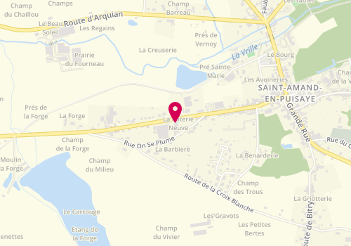 Plan de PASCAULT Rodolphe, 65 Route de Cosne, 58310 Saint-Amand-en-Puisaye