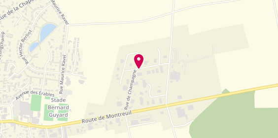 Plan de Entreprise de Maconnerie Gilbert, Zone Artisanale des Landes
9 Rue de Champagne, 49125 Tiercé