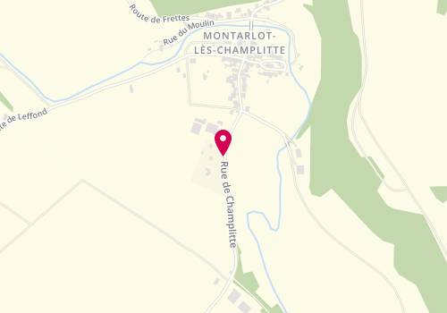 Plan de BERNIER Pascal, Route Champlitte, 70600 Champlitte