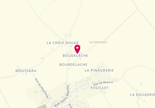Plan de LEDIER Fabrice, Bourdelache, 41310 Lancé