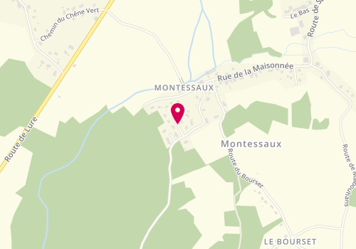 Plan de Tortissier Virginie, Impasse Chevreuils, 70270 Montessaux