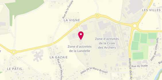 Plan de BOCHER Pascal, Zone Artisanale des Landelles
Rue des Echanges, 56200 La Gacilly