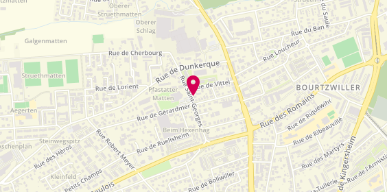Plan de Azcobat, 27 Rue Saint-Georges, 68200 Mulhouse