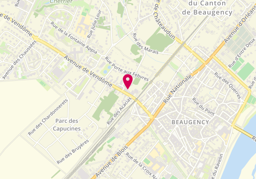 Plan de Finirenov, 30 avenue de Vendôme, 45190 Beaugency