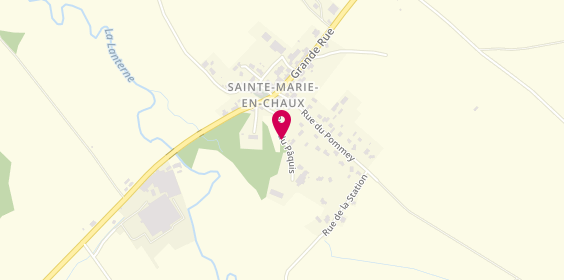 Plan de Sodex Antonio, Rue du Pâquis, 70300 Sainte-Marie-en-Chaux