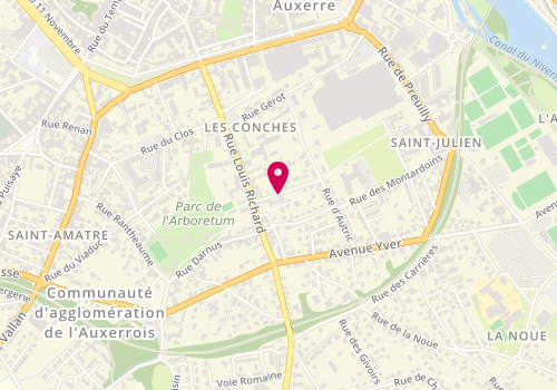 Plan de MD2 Conception Réalisation Habitat, 8 Rue des Vauboulons, 89000 Auxerre