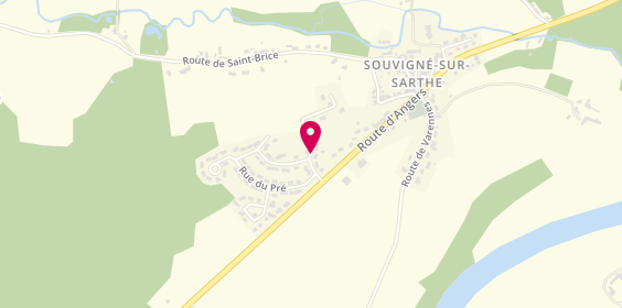 Plan de SARL bâti Sol, la Forestiere
Route Saint Denis Foresterie, 72300 Souvigné-sur-Sarthe
