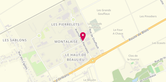 Plan de Dp Construction, zone artisanale des Pierrelets
11 Rue René Rose, 45380 Chaingy