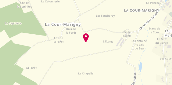 Plan de BOUSSANGE Gilles, 8 Chemin du Lavoir, 45260 La Cour-Marigny