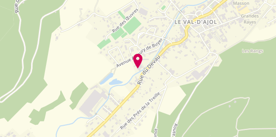 Plan de Groupe Livio Peduzzi, 34 Rue du Devau, 88340 Le Val-d'Ajol