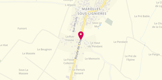 Plan de DEFAIX Sylvain, 12 Route de Charrey, 10130 Marolles-sous-Lignières