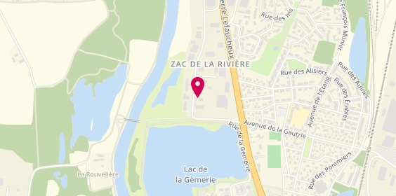 Plan de Eiffage Construction Sarthe, 13 Rue Ernest Sylvain Bollée, 72230 Arnage