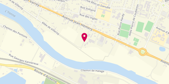 Plan de De Bortoli & Fils, 4 Allée de L&#039;Yonne, 89300 Joigny