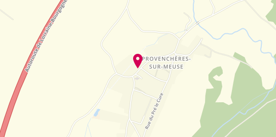 Plan de Entreprise HURIER Sébastien, 5 Rue Louise Michel Provencheres Sur Meuse, 52140 Val-de-Meuse