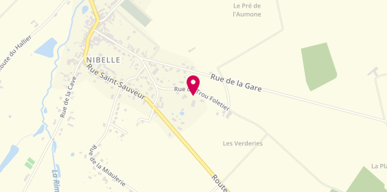Plan de Barruet Thibault, 7 Rue du Trou Foletier, 45340 Nibelle
