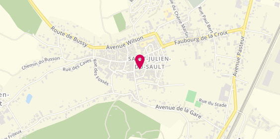 Plan de BOUTELOU Mathieu, 2 Bis Rue Jean d'Avy, 89330 Saint-Julien-du-Sault