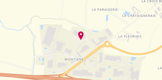Plan de Leretrif Rossard Bâtiment, Zone Artisanale du Haut Montigné
62 Rue du Pont Samoual, 35370 Torcé