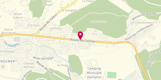 Plan de STPHV Sté Travaux Publics Hautes Vosges, 2241 Route Colmar, 88400 Xonrupt-Longemer