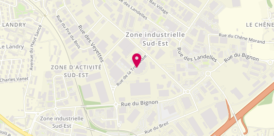 Plan de Forza Bâtiment, 10 Rue de la Tremblaie, 35000 Rennes