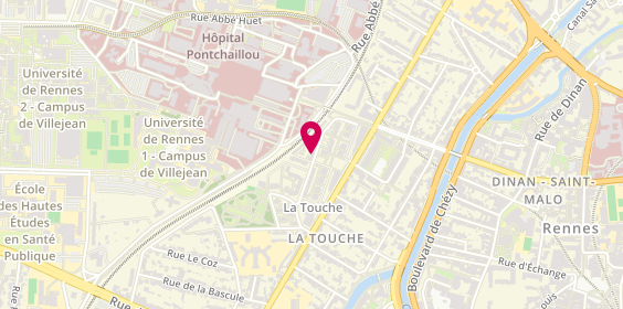 Plan de Bay Maconnerie, 17 Rue Léon Ricottier, 35000 Rennes