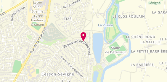 Plan de Sorais, 79 Boulevard Dezerseul, 35510 Cesson-Sévigné