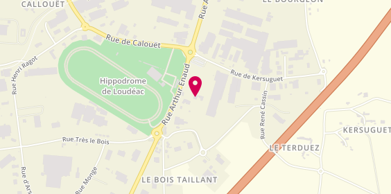 Plan de B.L.M Entreprise Centre Bretagne, Rue Arthur Enaud, 22600 Loudéac