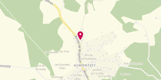 Plan de STOUVENEL Nicolas, 310 Route de Bruyères, 88640 Granges-Aumontzey