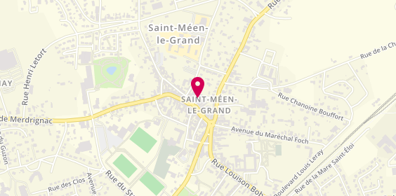 Plan de Cnide1M, 1 Bis Rue de la Beurrerie, 35290 Saint-Méen-le-Grand