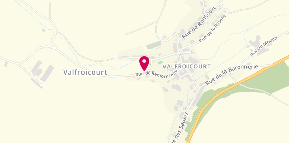 Plan de FIX Olivier, 210 Route de Remoncourt, 88270 Valfroicourt