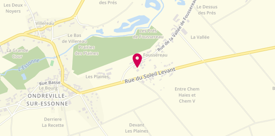 Plan de Pavard Cedric, 5 Rue de la Vall. De Foussereau, 45390 Ondreville-sur-Essonne