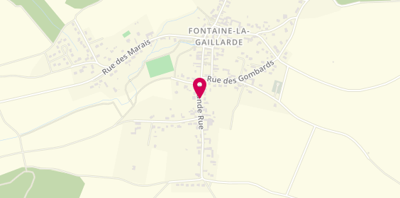 Plan de Accore Construction, 19 Grand Rue, 89100 Fontaine-la-Gaillarde