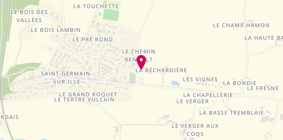 Plan de Terre Crue, Le Chemin Renault, 35250 Saint-Germain-sur-Ille