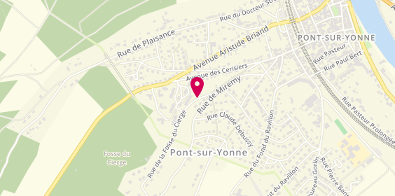 Plan de DOBROES Fernand, Rue de la Fossé du Cierge, 89140 Pont-sur-Yonne