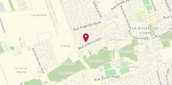 Plan de A M Agencement, 4 Rue Jules Cuisin, 10440 La Rivière-de-Corps