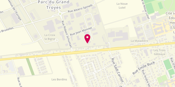 Plan de Sté Nouvelle Bâtiment Régional, 2 Rue Alcide de Gasperi, 10300 Sainte-Savine