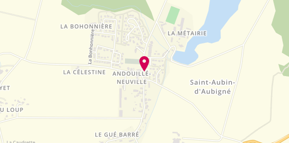 Plan de Gaudin et fils maçonnerie, 1 Rue de Neuville, 35250 Andouillé-Neuville