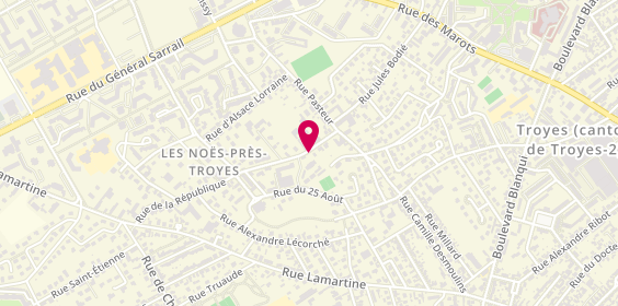 Plan de ROBIN Eric, 7 Bis Rue de la Republique, 10420 Les Noës-près-Troyes