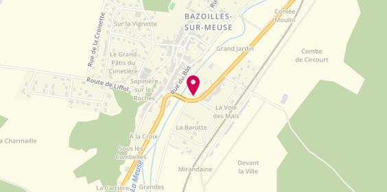 Plan de BARBILLON Jacky, 6 N Route Nationale 74 Paray Monial à Sarre, 88300 Bazoilles-sur-Meuse