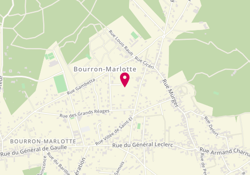 Plan de CONTASSOT Yvon, 6 Rue Michel Roche, 77780 Bourron-Marlotte
