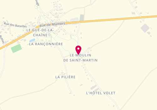 Plan de Duval Carrelage, 16 Moulin de Saint Martin, 61130 Le Gué-de-la-Chaîne