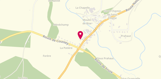 Plan de Atres Décors Cheminées, 7 Route Nationale 74, 88630 Soulosse-sous-Saint-Élophe