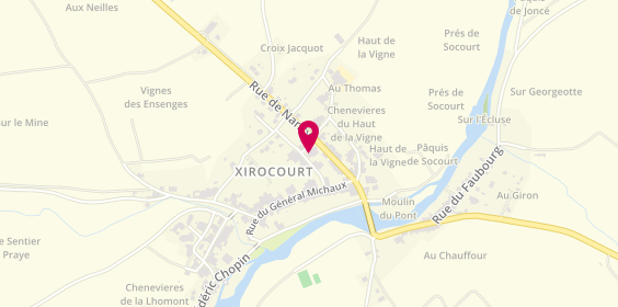 Plan de Entreprise Roussel, 2 Rue Claude Beauregard, 54740 Xirocourt