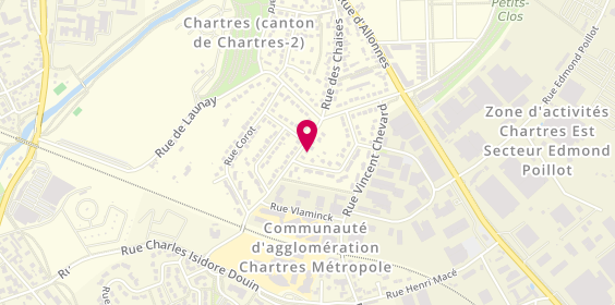 Plan de Manuel Carvalho, 41 Bis Rue des Chaises, 28000 Chartres