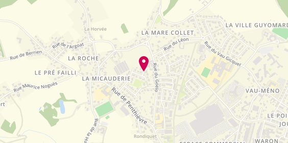 Plan de EL BIR Mustapha, 18 Rue Rene Guy Cadou, 22000 Saint-Brieuc