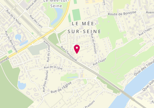 Plan de TM Maçonnerie Rénovation, 120 Rue Chanteloup, 77350 Le Mée-sur-Seine