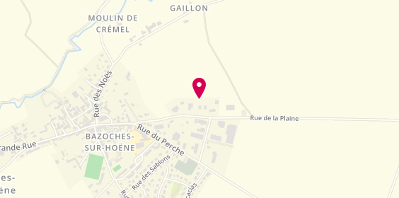 Plan de BOUFFARD, 13 Rue de la Plaine, 61560 Bazoches-sur-Hoëne
