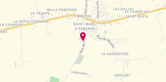 Plan de PELOUIN Daniel, 20 Rue Stade, 61350 Saint-Mars-d'Égrenne