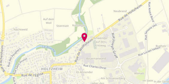Plan de Hirschner SAS, 43 Rue de Wolfisheim, 67810 Holtzheim