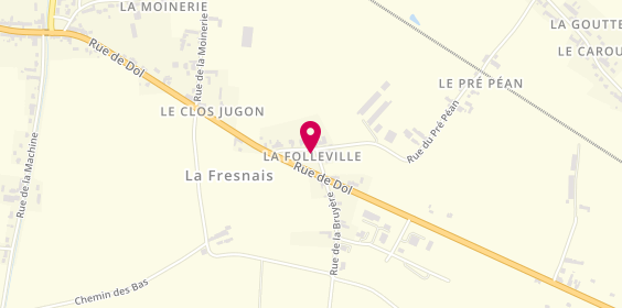 Plan de Commessie Hue, Zone Artisanale la Folleville, 35111 La Fresnais